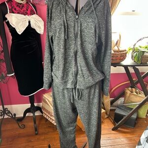 Cozy Heather Gray Women's Pajama Set
